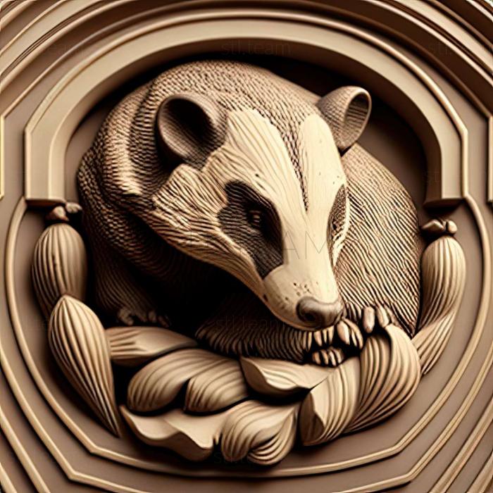 3D model badger (STL)